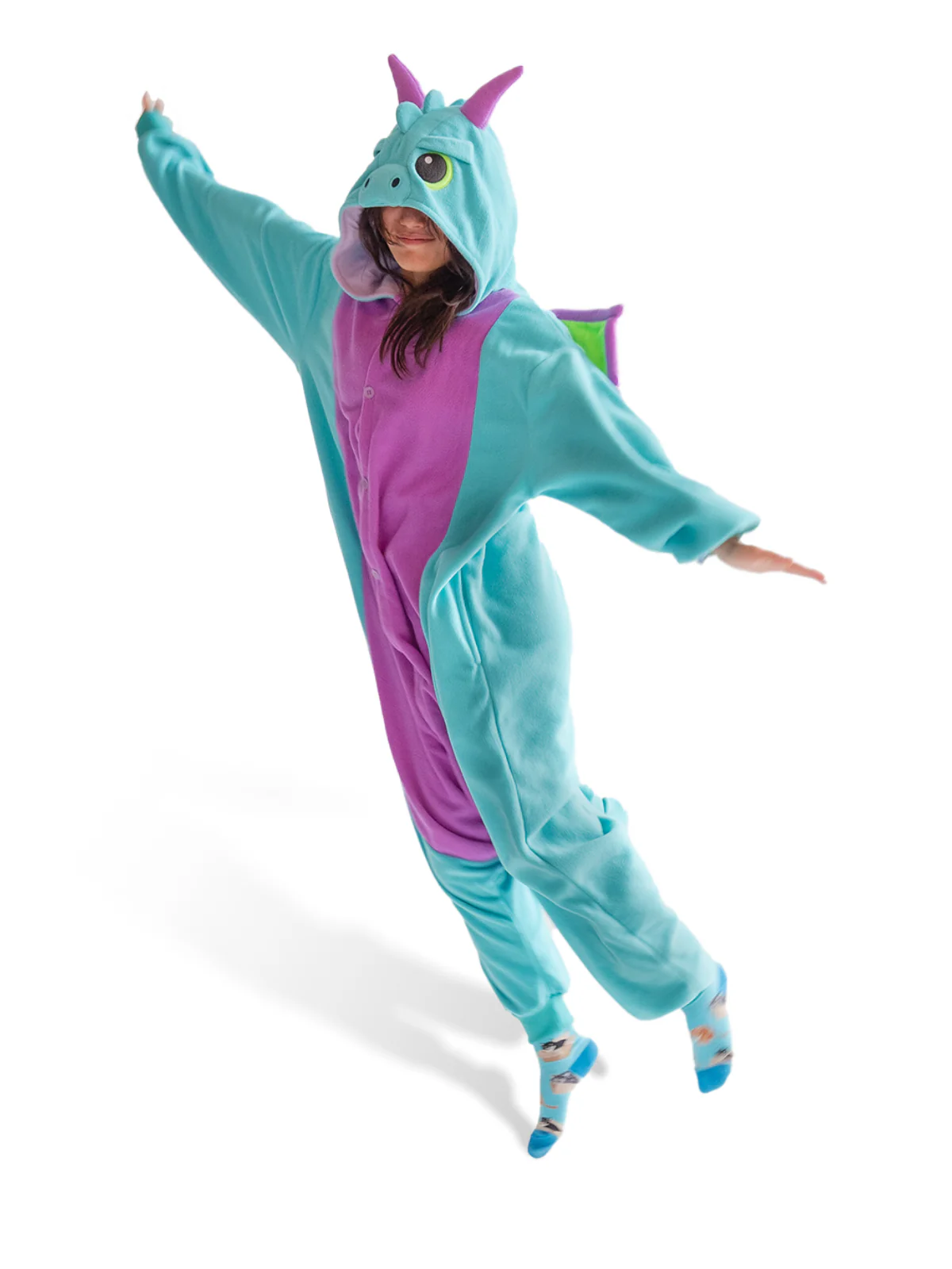 Huff the Teal Dragon Kigurumi - Image 3